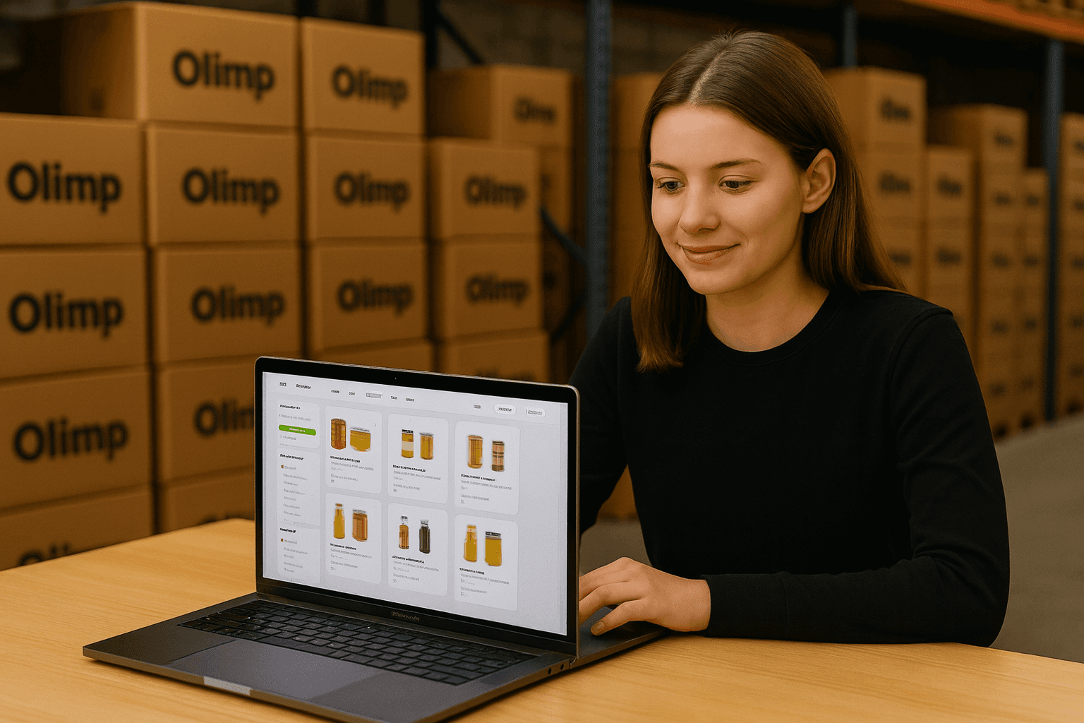 Olimp sourcing and logistics team coordinating Eastern European freight