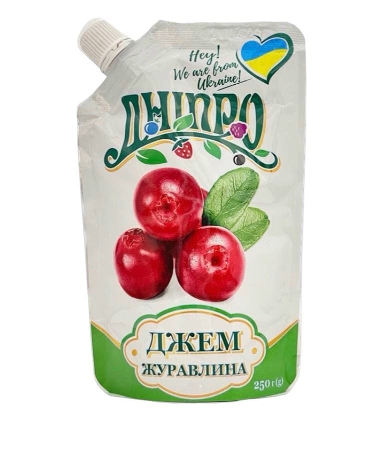 DNIPRO JAM CRANBERRY 20/250GR