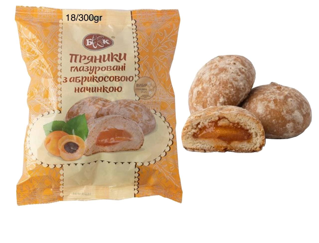 GINGERBREAD APRICOT 18/300G