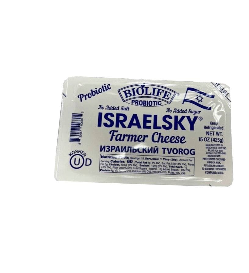 ISRAELSKY FARMER CHEESE 12/15 OZ