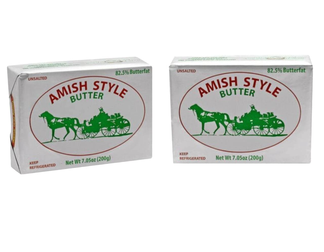 AMISH STYLE BUTTER 82.5% UNSALTED 20/200 GR