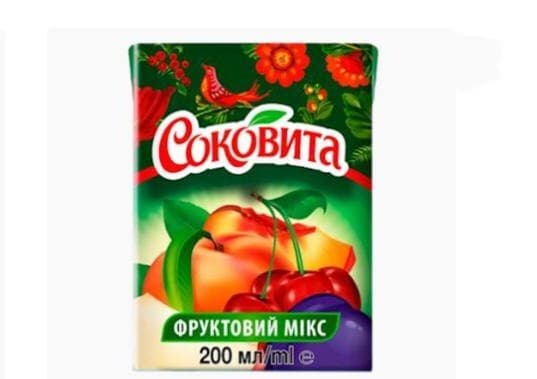 JUICE FRUIT MIX 27/0.2L SOKOVITA