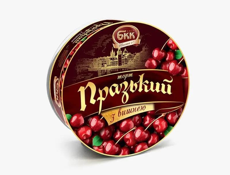 CAKE PRAGUE W/CHERRY 6/450GR