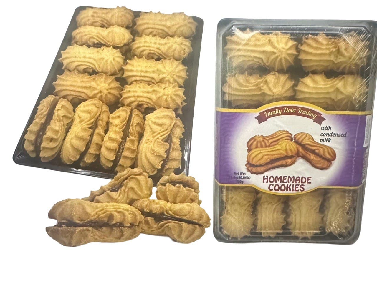 HOMEMADE COOKIES WITH CONDENSED MILK 1CS (16PC*380G)