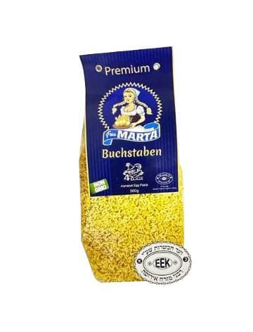 EGG PASTA ALPHABET BUCHSTABEN 4MM 10/500G