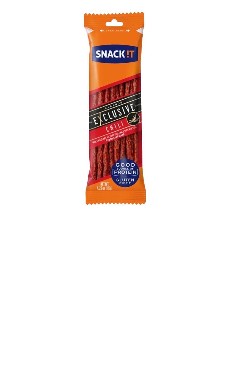 KABANOS AIR DRIED PORK SNACK CHILI  22/120GR