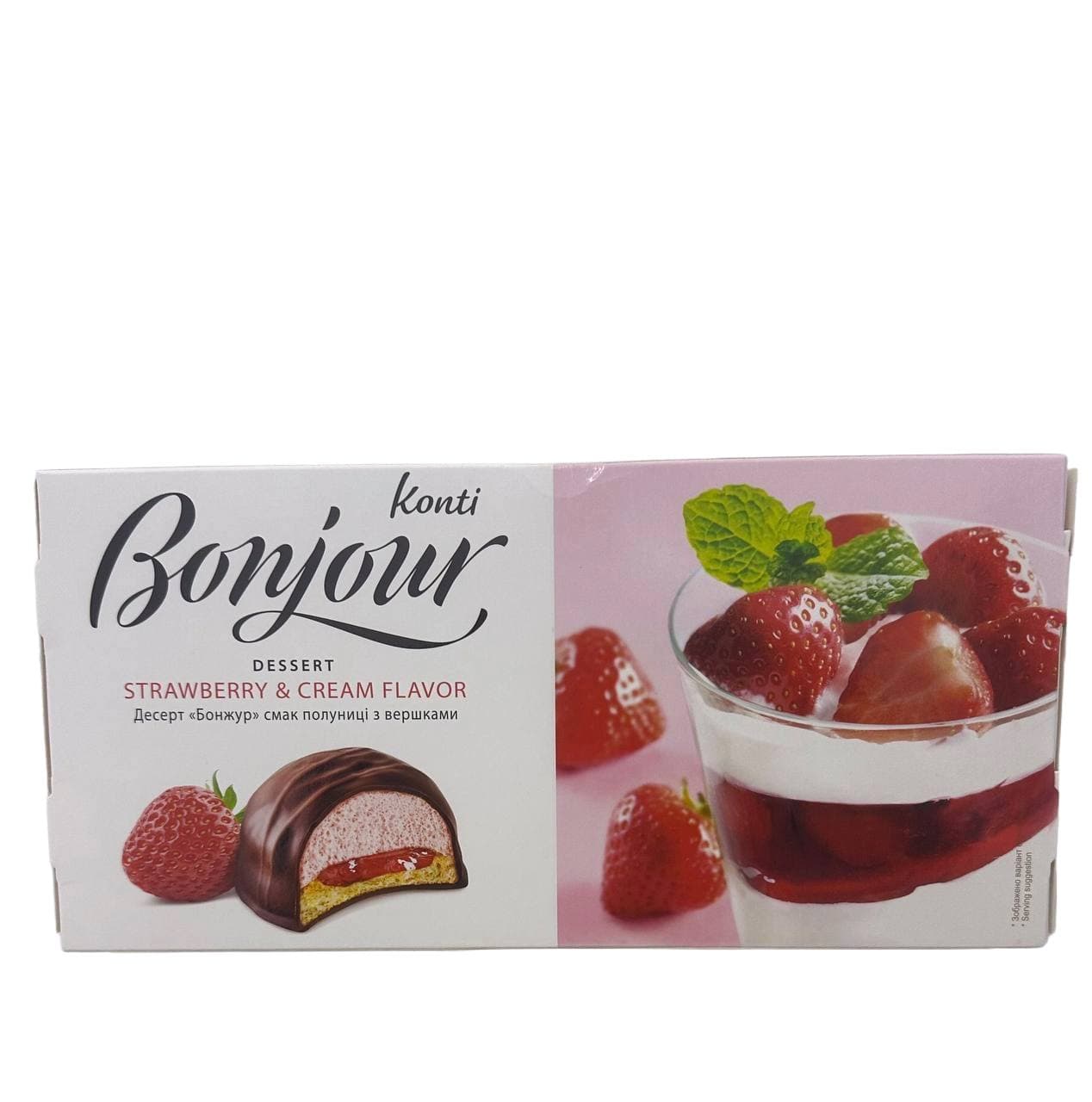 BONJOUR DESSERT STRAWBERRY & CREAM FLAVOR 232 G