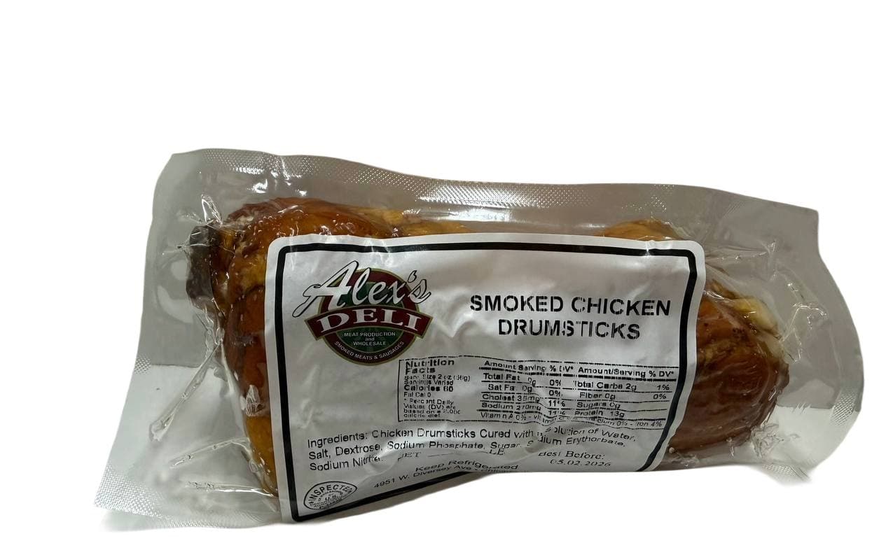 DELI - SMOKED CHICKEN DRUMSTICKS / LB