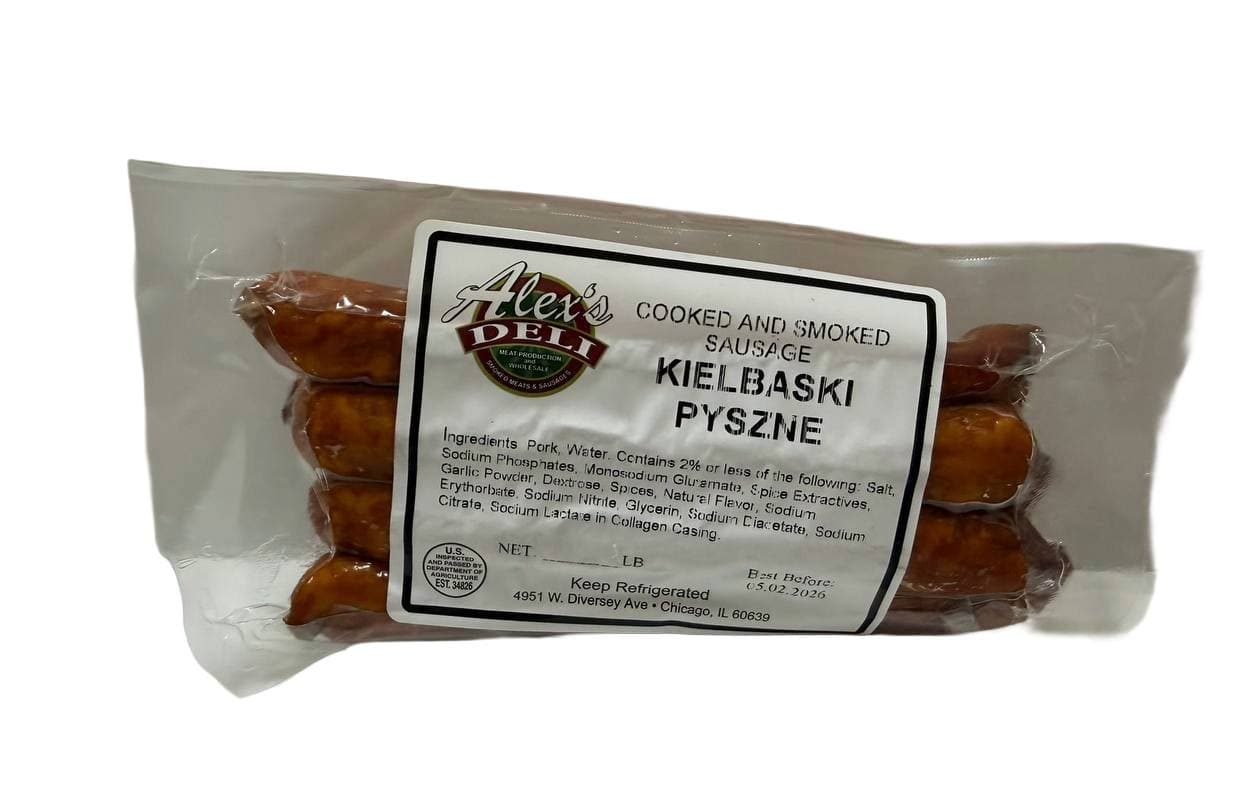 DELI - COOKED AND SMOKED SAUSAGE / KIELBASKI PYSZNE / LB